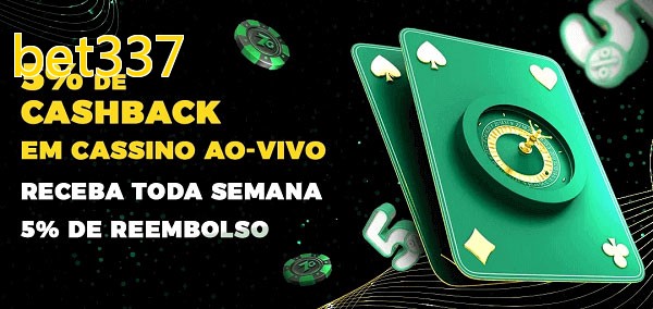 Promoções do cassino ao Vivo bet337